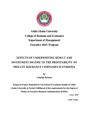 thesis for mba pdf in ethiopia